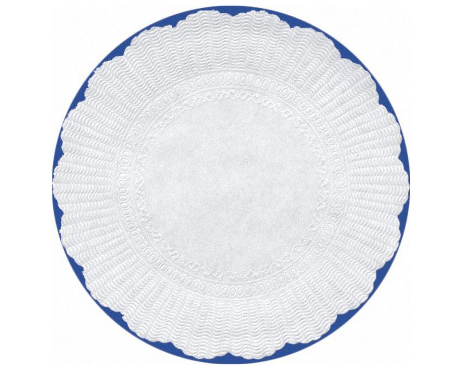 Plattenpapiere, rund, wei,  28 cm, 500 Stk.