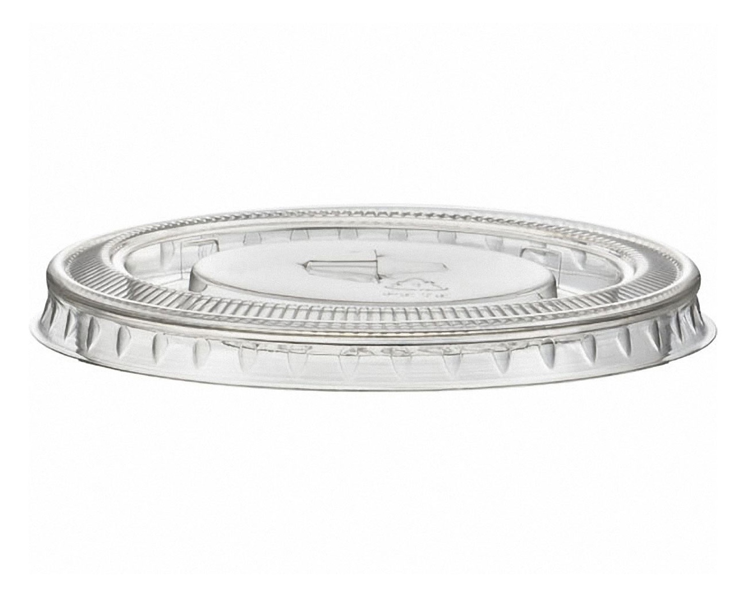 Deckel mit Kreuzschlitz fr PET-Trinkbecher Smoothies- Dessertb. 95mm, 50 Stk.