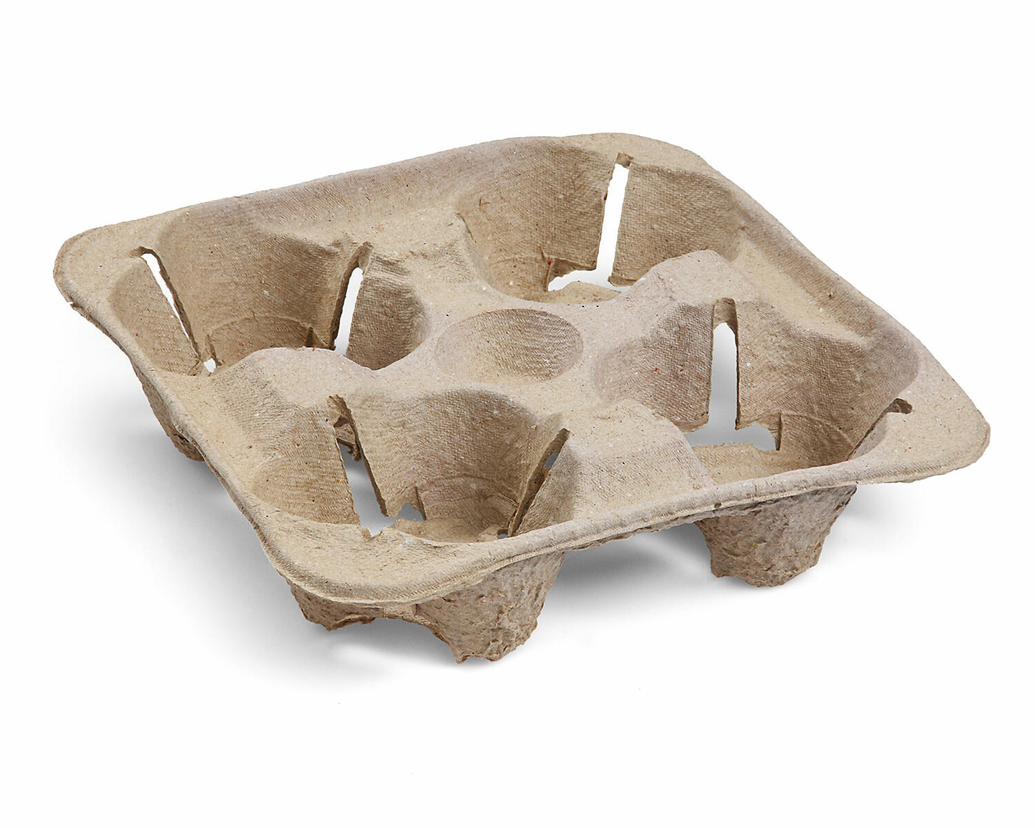 Getr�nkehalter Tragetablett Becherhalter 4 Becher Coffee to Go 21x21cm,  30 Stk.