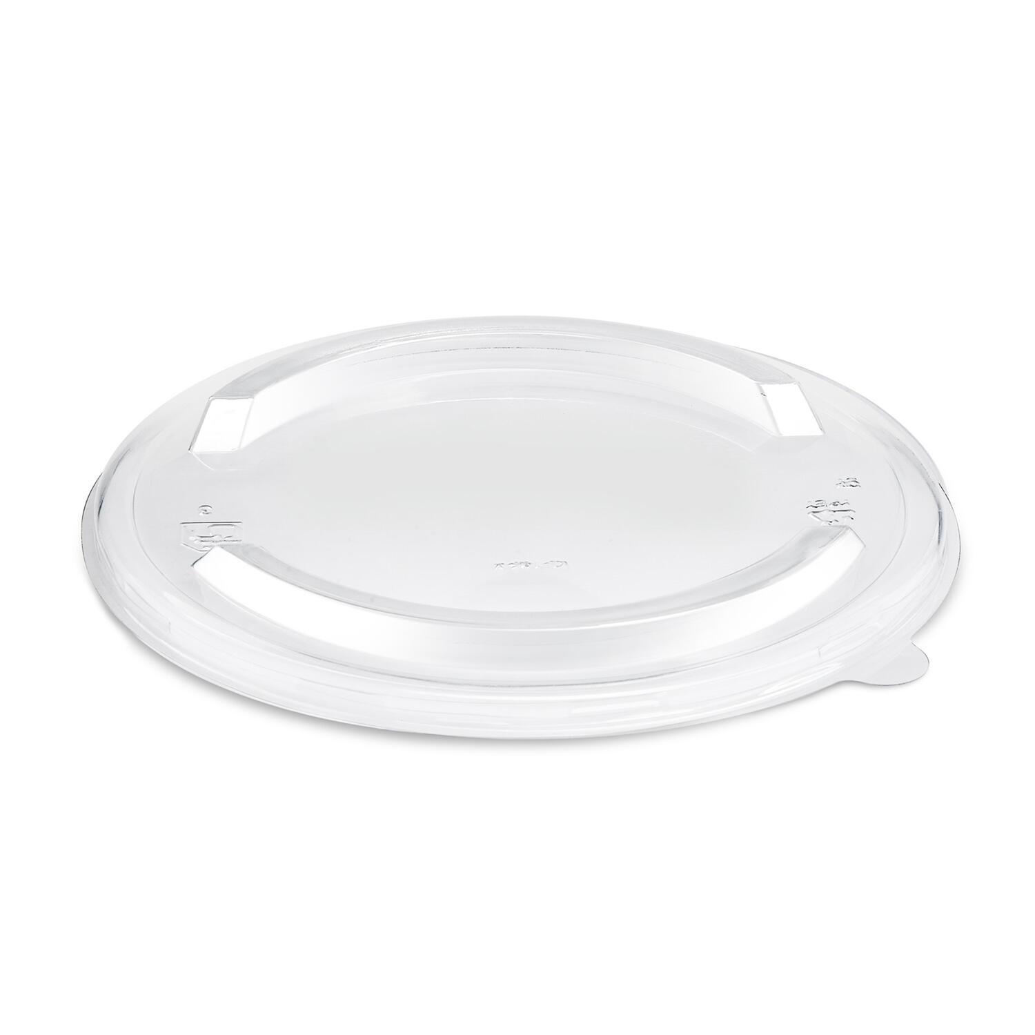Deckel transparent �150mm aus rPET f�r Salatschalen Feinkostschalen, 50 Stk.
