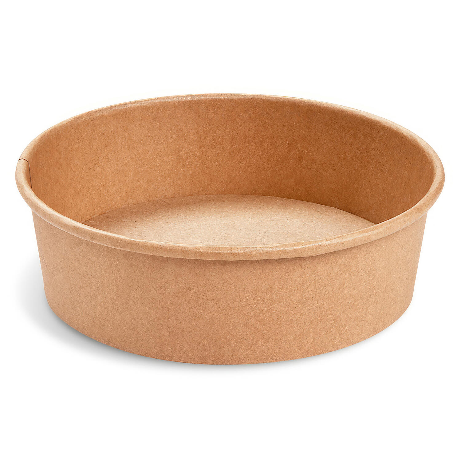 Salatschalen Feinkostschalen braun �150mm aus Pappe PE-beschichtet 500ml, 50 Stk.
