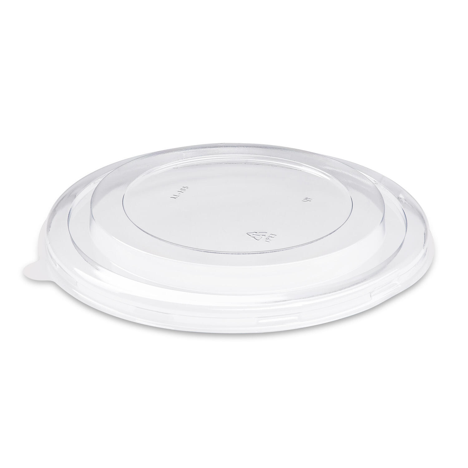 Deckel transparent 150mm aus rPET fr Salatschalen Feinkostschalen, 50 Stk.