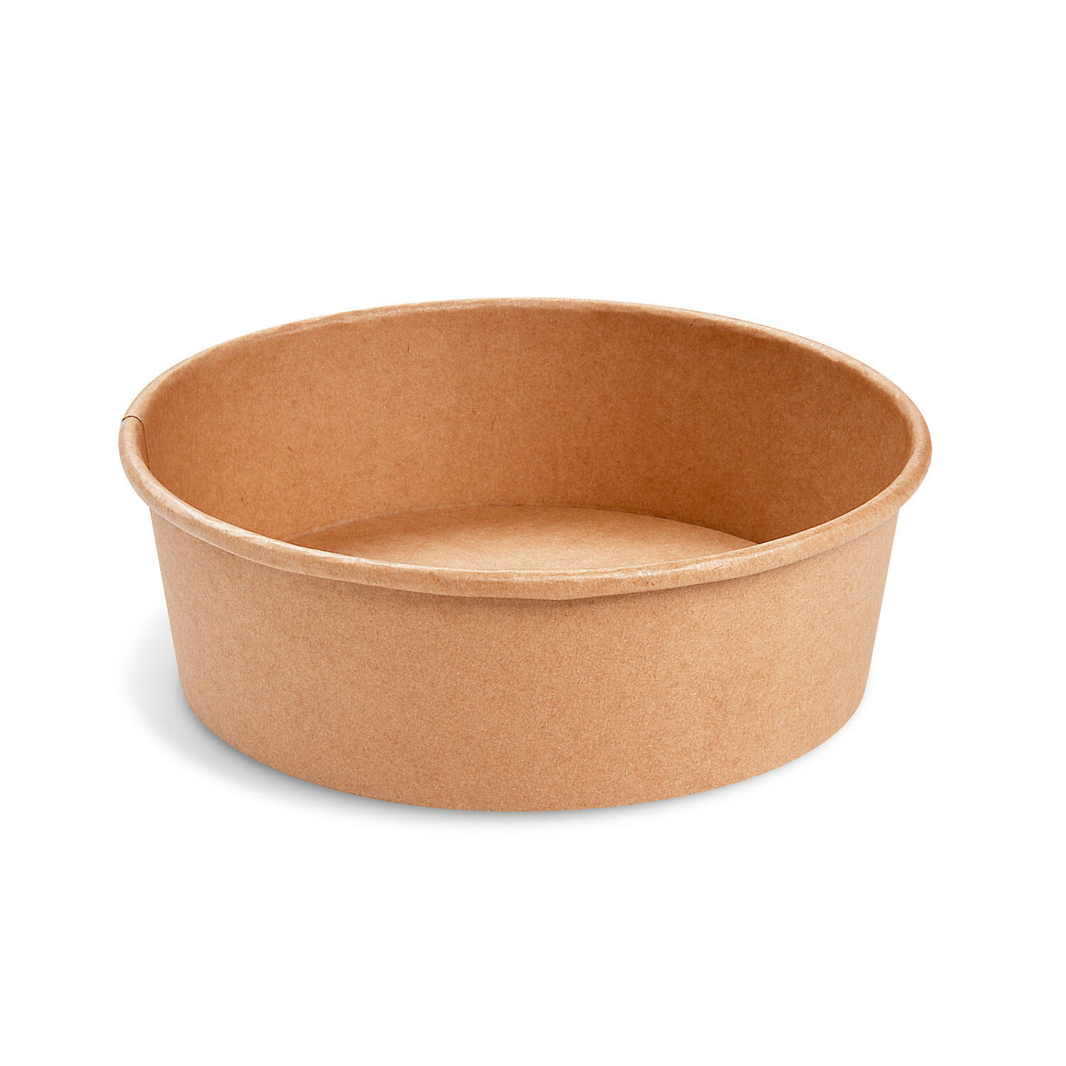 Salatschalen Feinkostschalen braun �185mm Pappe PE-beschichtet 1100ml, 50 Stk.