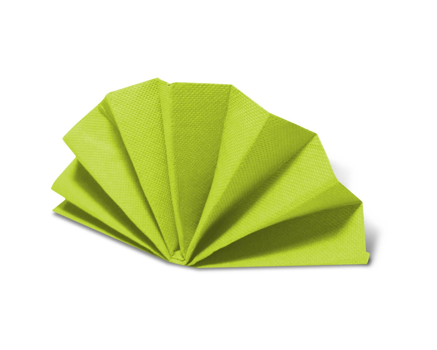 Servietten DekoStar 38 x 38 cm, gelbgr�n, 50 Stk.