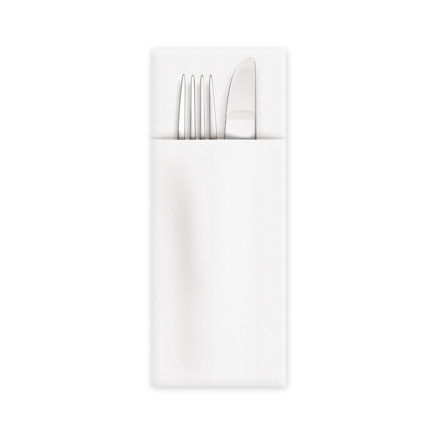 Servietten Bestecktaschen CutleryStar 2-lagig 38 x 32 cm wei�, 50 Stk.