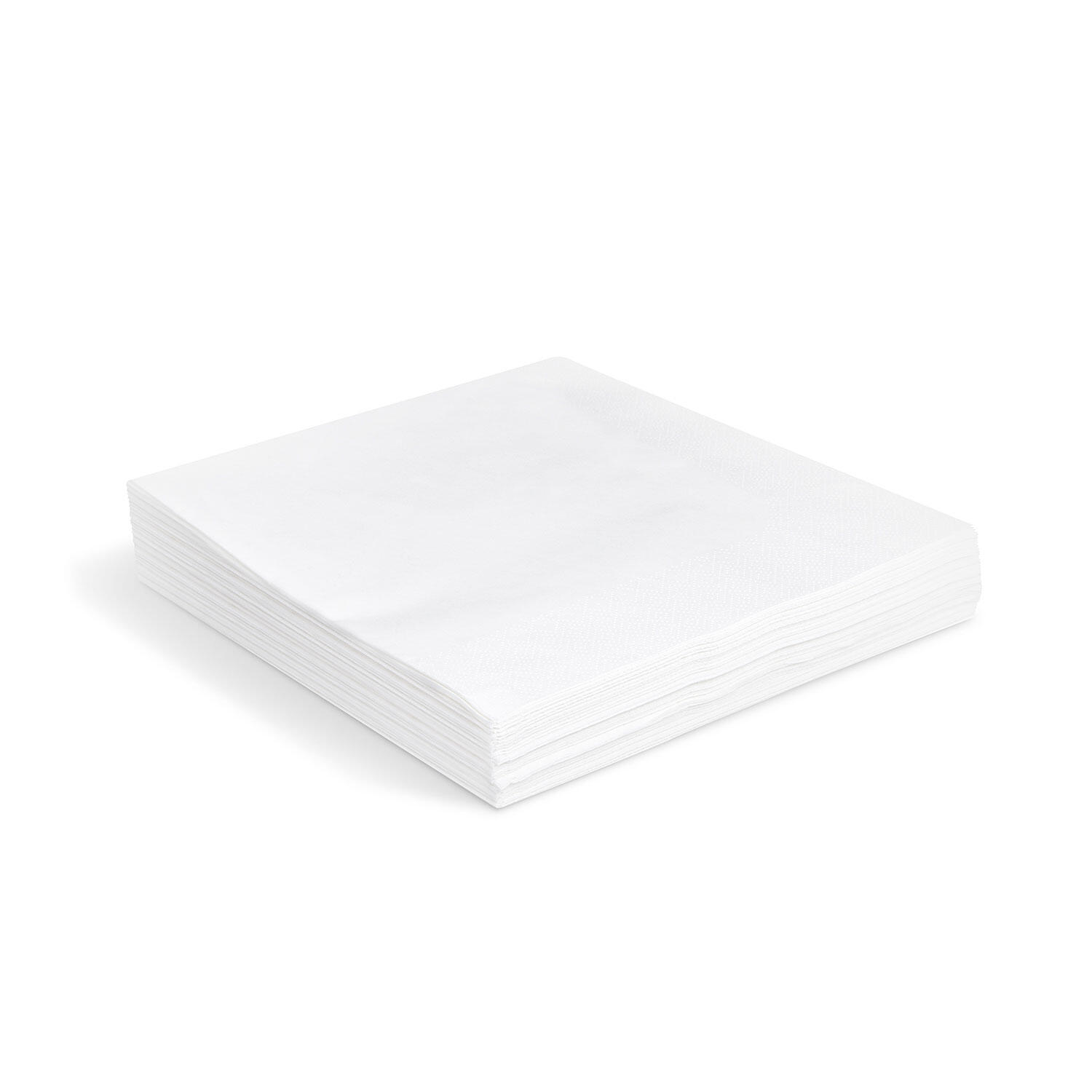 Servietten 40 x 40cm 1/4 -Falz, 2-lagig wei�,  250 Stk.