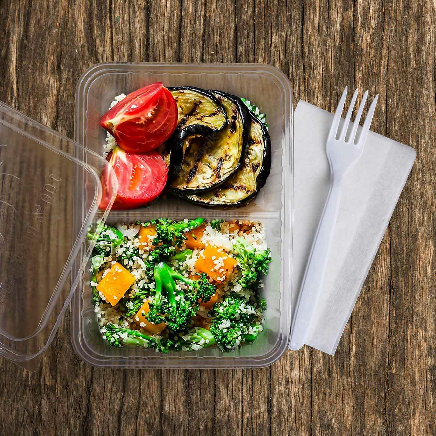 Deckel klar f�r PP Rechteckschalen WX-PP591, 50 Stk.