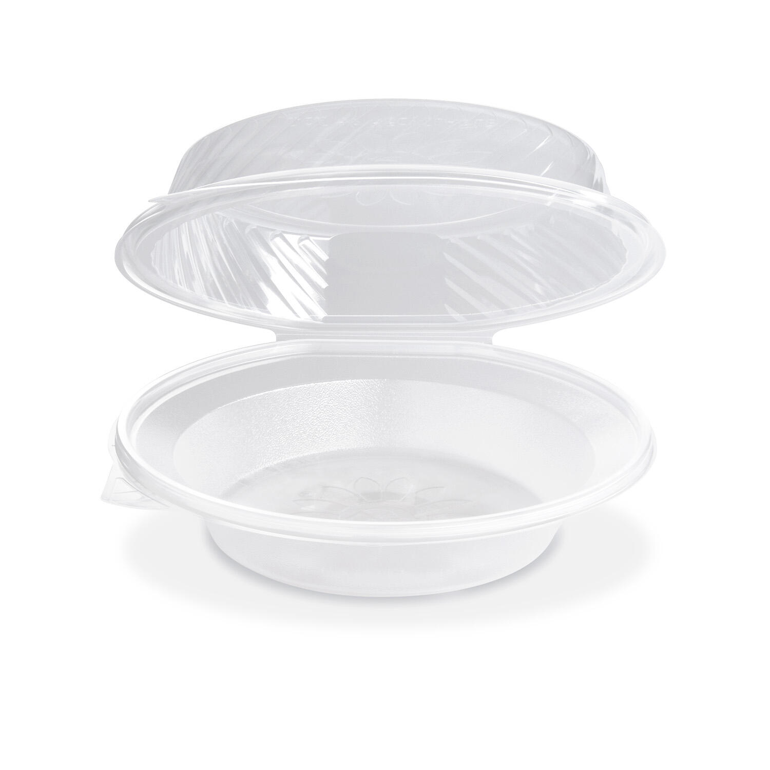 Salatschalen klar mit angeh�ngtem Domdeckel 1700ml, PP, 25 Stk.