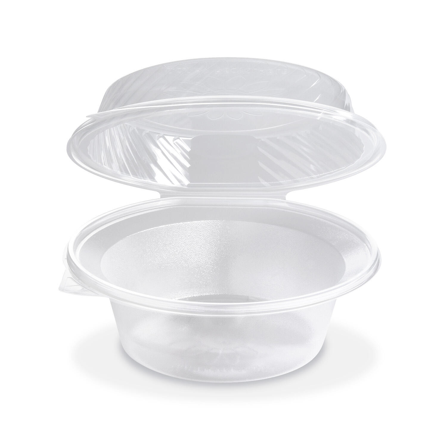 Salatschalen klar mit angeh�ngtem Domdeckel 2200ml, PP, 25 Stk.