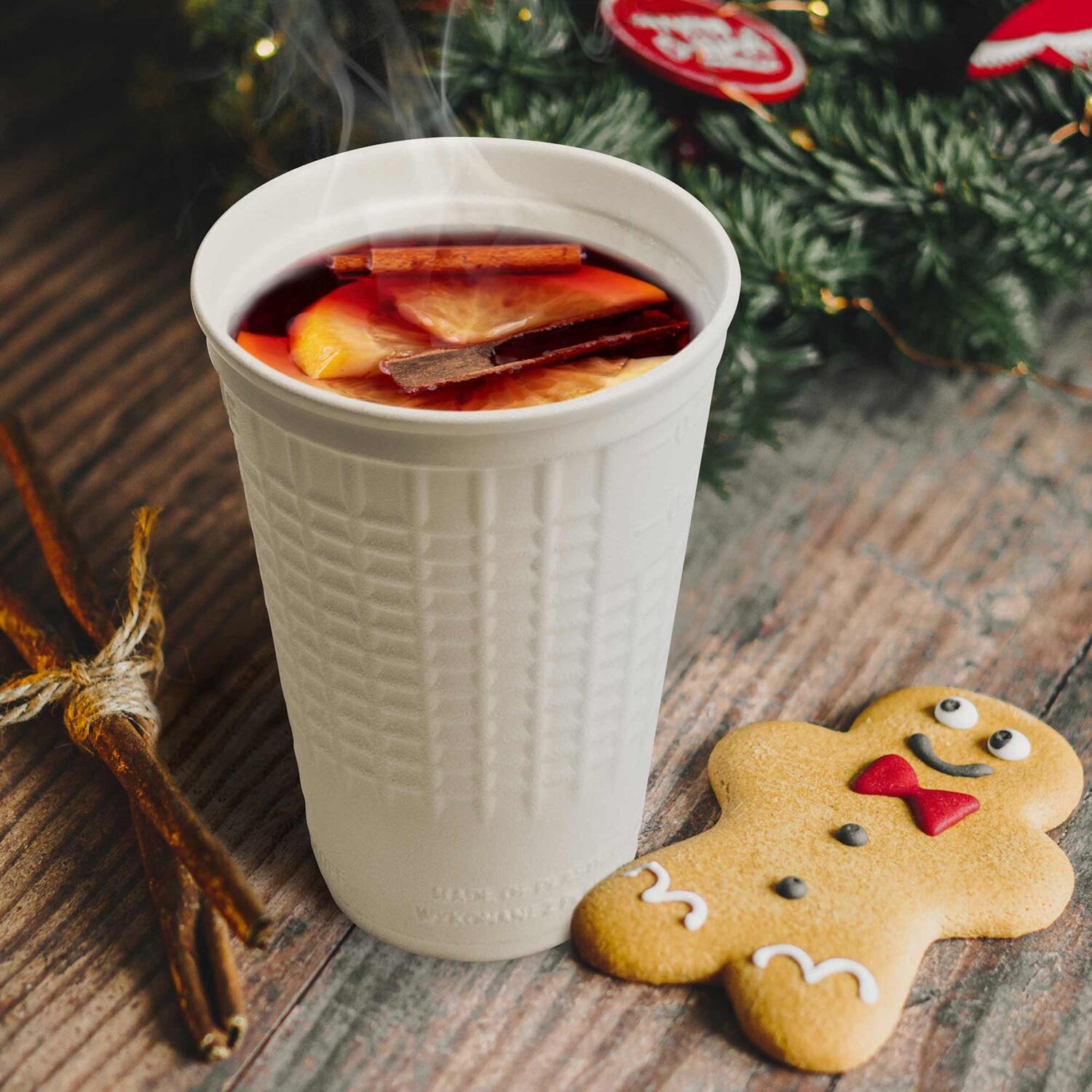 Thermobecher Gl�hweinbecher gesch�umt 200ml 250ml mit Eichstrich, 50 Stk.