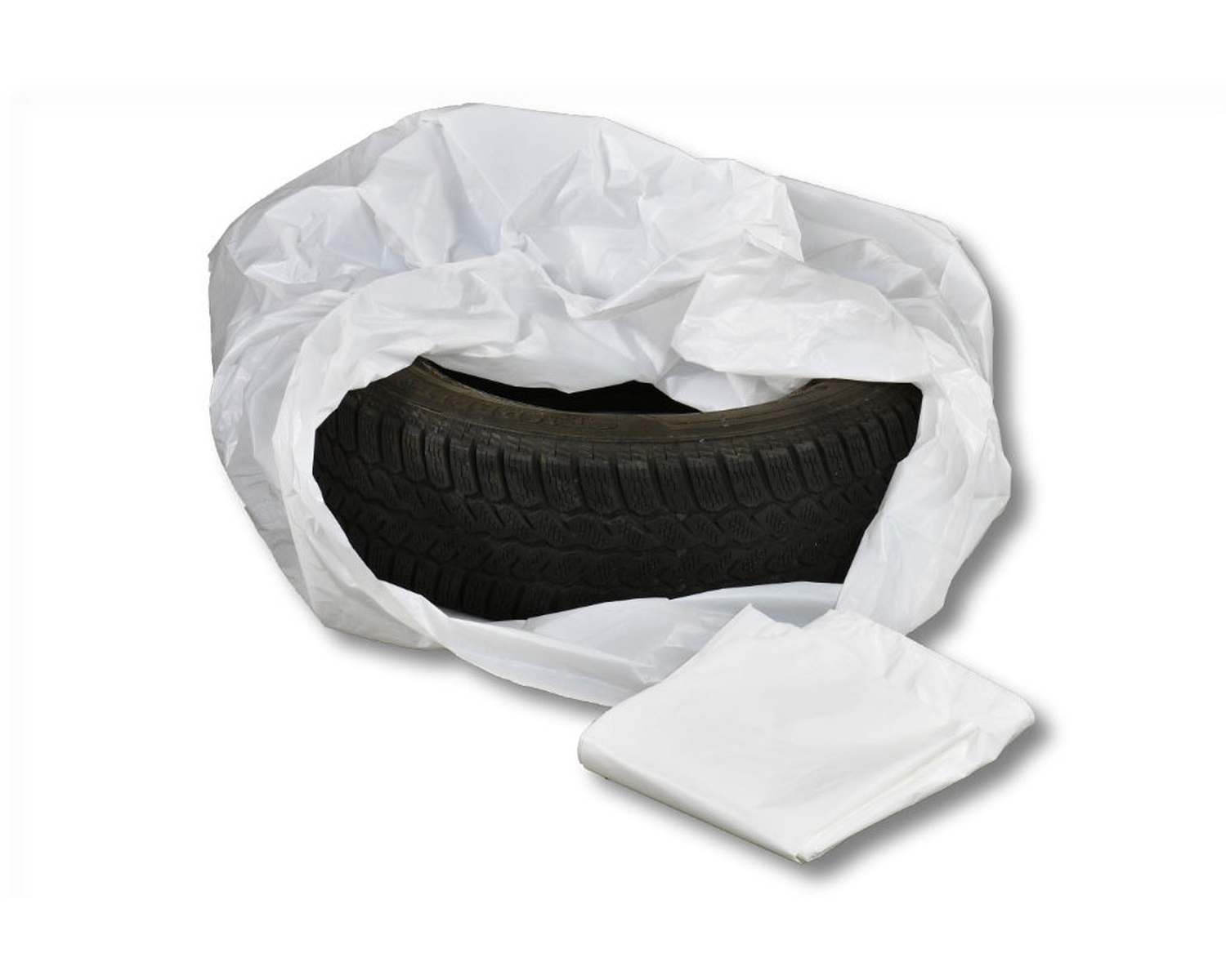 Reifenscke wei 780+3001000mm 30my aus PE, bis 21 Rder lose verpackt