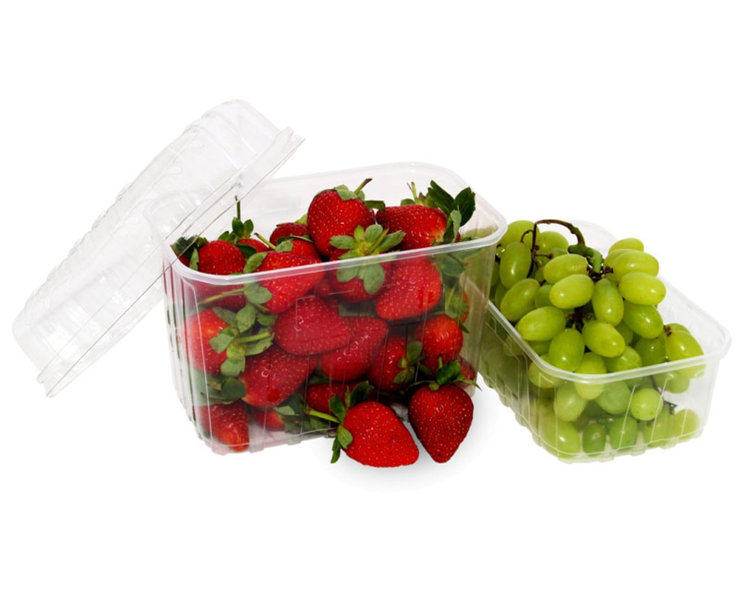 Beerenschalen Obstschalen Fr�chte Schalen klar 500 ml aus PET, 864 Stk.