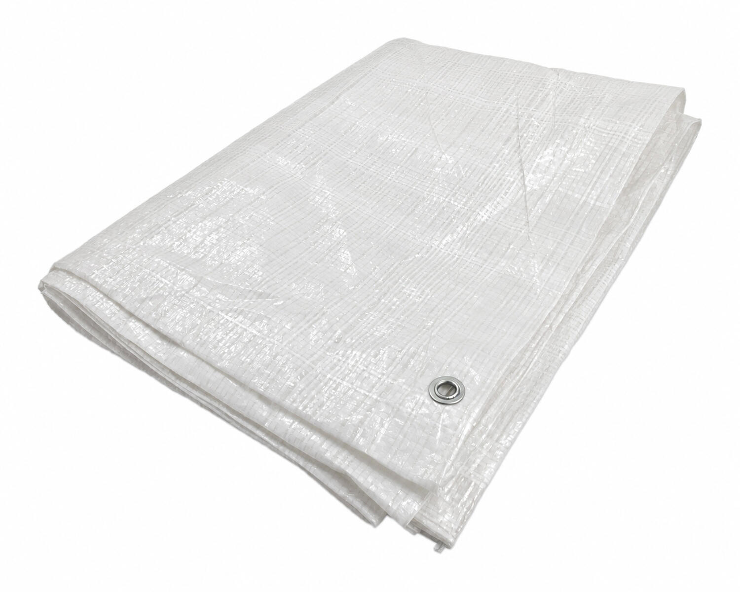Gewebeplane Abdeckplane Schutzplane  3 x 3 m wei� PE rei�fest wasserdicht