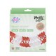 Girlande aus Papier rot/weiss schwer entflammbar �14.5cm 10m, 1 Stk.