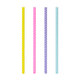 Trinkhalme aus Papier P�nktchen bunt �6mm 21cm, 20 Stk.