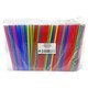 Trinkhalme Strohhalme Kunststoff PP Mehrweg bunt gemischt 240 mm � 8mm, 250 Stk.