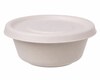 Dressingbecher Dipschale 30ml rund aus Bagasse Zuckerrohr kompostierbar inkl Deckel , 150 Stk.