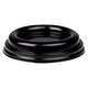 Domdeckel TUBE schwarz für Pappbecher COFFEE TO GO mit 90mm Ø, 50 Stk.