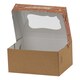 Keksbox Geb�ckkarton mit PET Beschichtung & Sichtfenster Weihnachten 170x126x78mm, 162 Stk.