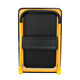 Plattformwagen Transportwagen klappbar 300 kg, Transportwagen aus Stahl, 610 x 900 x 910 mm, schwarz/gelb mit Bremse