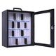 Smartphone-Schrank f�r 48 Smartphones, abschlie�barer Aufbewahrungsschrank dunkelgrau