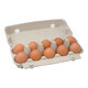 Eierverpackungen f�r 10 Eier uni wei�lich, 82 Stk., f�r S, M, L