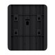 Satino Hyginity Falthandtuchspender S, System PT3, 35 cm x 30,1 cm x 16,5 cm, schwarz