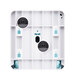 Satino Jumbo Toilettenpapierspender S f�r JT1-Gro�rollen, wei�