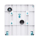 Satino Hyginity Jumbo Toilettenpapierspender L, 35x34x13,9cm wei�, System JT2