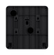 Satino Hyginity Jumbo Toilettenpapierspender L, 35x34x13,9cm schwarz, System JT2