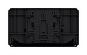 Satino Jumbo Doppelrollen-Toilettenpapierspender Centerfeed mit Innenabwicklung, CF2, schwarz