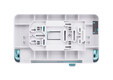 Satino Hyginity Doppelrollen Toilettenpapierspender,  System MT1, 30,1 cm �15,9 cm � 18,6 cm, wei�