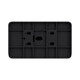 Satino Hyginity Falthandtuchspender XS, System PT3,  17,6 cm x  30,1 cm x  15,1 cm, schwarz