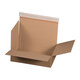Schnellaufrichtekarton 300x210x85mm Selbstklebeverschluss Aufreißfaden Automatikboden braun
