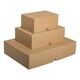 Stülpdeckelkarton DHL-Kleinpaket 176x118x80mm (Außenmaß) braun wiederverwendbar