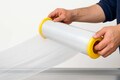 Abroller f�r Coreless Stretchfolien ohne Kern einstellbar 400-500mm f�r Durchmesser 50mm