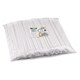 Strohhalme Trinkhalme aus Papier wei� einzeln geh�llt 25cm � 8 mm 100 Stk.