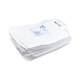 Papiertragetaschen 28 x 22 x 10 cm mit EAN-Code weiss,  50 Stk.