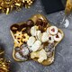 Pappteller Sternform Gold �25 cm - FSC Einwegteller f�r Weihnachten, 6 Stk.