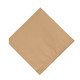 Hamburger Beutel braun 16 x 16 cm, oben und 1x seitlich offen, 500 Stk.